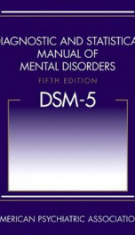 Cover Diagnostic And Statistical Manual of Mental Disorders Dsm-5 (2013)