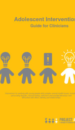 Cover Adolescent Intervention : Guide for Clinicians